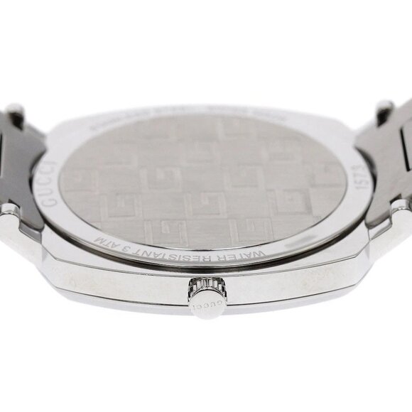 GUCCI Grip watch 157.3/YA157410 Date White Dial Quartz Men's Watch_894712 - Picture 5 of 7